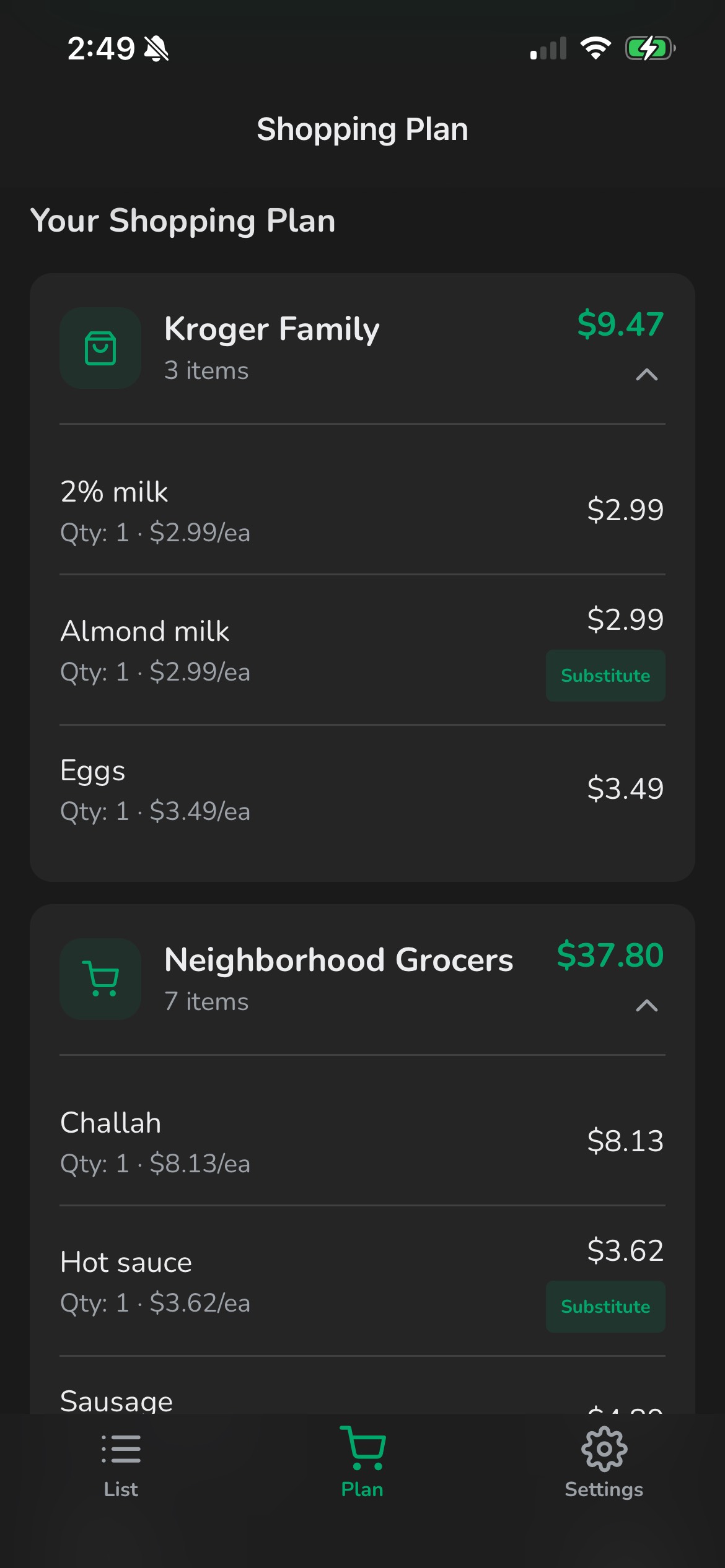 Find the best values